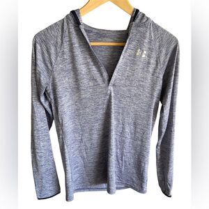 Under Armour Women’s V-Neck Running Athletic Lightweight Hoodie Long-Sleeve, M